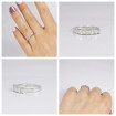 1.00CT Wedding Band with Princess Cut Diamonds , picture number 7