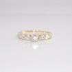 0.95CT Round Cut Diamonds Engagement Ring , picture number 3