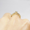 0.95CT Round Cut Diamonds Engagement Ring , picture number 7