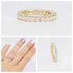 4.00CT round cut diamonds eternity ring , picture number 6
