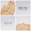 0.60CT round cut diamonds engagement ring , picture number 7