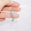 2.00CT Diamonds (VS2-SI1 Clarity) Diamond Journey Pendant Of 14KT White Gold , picture number 4