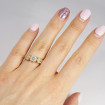 1.75CT Round and Princess Cut Diamonds Engagement Ring , picture number 5