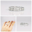 0.90CT Princess Cut Diamond Wedding Band , picture number 6