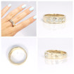 18KT Yellow Gold with Round Cut Diamonds Wedding Set , picture number 7
