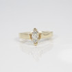 0.55CT Marquise Cut Diamond Solitaire Ring , picture number 2