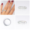 1.35CT Round Cut Diamond Wedding Band , picture number 7