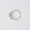 1.20CT emerald and taper cut diamonds engagement ring , picture number 9