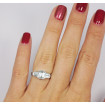 1.20CT emerald and taper cut diamonds engagement ring , picture number 10