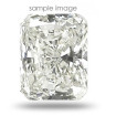 0.47CT Radiant Cut H/SI1 Loose Diamond , picture number 2