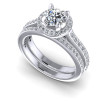 1.05CT Round Cut Diamonds Bridal Set , picture number 0