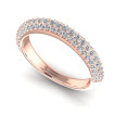 0.65CT Round Cut Diamonds Wedding Band , picture number 0