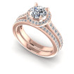 1.05CT Round Cut Diamonds Bridal Set , picture number 0