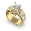 1.45CT Round And Princess Cut Diamonds Bridal Set , picture number 0