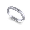 Platinum 2.70MM Width & 1.65MM Thick Plain Wedding Band , picture number 0