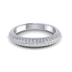 0.65CT Round Cut Diamonds Wedding Band , picture number 1