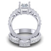 1.65CT Round And Princess Cut Diamonds Bridal Set , picture number 1