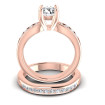 1.10CT Round Cut Diamonds Bridal Set , picture number 1
