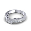 0.60CT Round Cut Diamonds Wedding Band , picture number 2