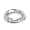0.65CT Round Cut Diamonds Wedding Band , picture number 2