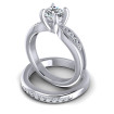 1.10CT Round Cut Diamonds Bridal Set , picture number 2
