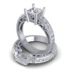 1.65CT Round And Princess Cut Diamonds Bridal Set , picture number 2