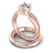 1.10CT Round Cut Diamonds Bridal Set , picture number 2
