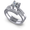 0.70CT Round Cut Diamonds Bridal Set , picture number 0