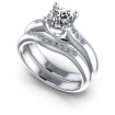0.60CT Round Cut Diamonds Bridal Set , picture number 0