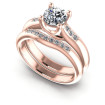 0.60CT Round Cut Diamonds Bridal Set , picture number 0