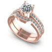 0.95CT Round Cut Diamonds Bridal Set , picture number 0