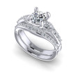0.85CT Round Cut Diamonds Bridal Set , picture number 0