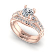1.05CT Round Cut Diamonds Bridal Set , picture number 0