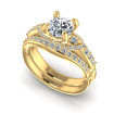 1.65CT Round Cut Diamonds Bridal Set , picture number 0