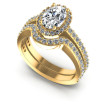 1.10CT Round And Oval Cut Diamonds Bridal Set , picture number 0