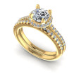 0.85CT Round Cut Diamonds Bridal Set , picture number 0