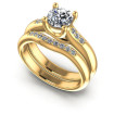 0.80CT Round Cut Diamonds Bridal Set , picture number 0