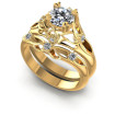 0.55CT Round Cut Diamonds Bridal Set , picture number 0