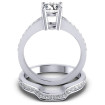 0.85CT Round Cut Diamonds Bridal Set , picture number 1