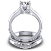 0.60CT Round Cut Diamonds Bridal Set , picture number 1