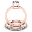 0.60CT Round Cut Diamonds Bridal Set , picture number 1