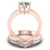 1.60CT Round Cut Diamonds Bridal Set , picture number 1
