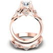 0.55CT Round Cut Diamonds Bridal Set , picture number 1