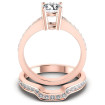0.95CT Round Cut Diamonds Bridal Set , picture number 1