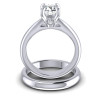 0.45CT Round Cut Diamonds Bridal Set , picture number 1