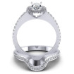 1.10CT Oval And Round Cut Diamonds Bridal Set , picture number 1