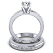 1.20CT Round And Princess Cut Diamonds Bridal Set , picture number 1