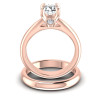 0.90CT Round Cut Diamonds Bridal Set , picture number 1