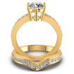 1.15CT Round Cut Diamonds Bridal Set , picture number 1