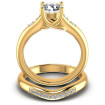 0.80CT Round Cut Diamonds Bridal Set , picture number 1